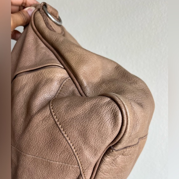 Liebeskind gorgeous quality Soft Taupe Brown Leather Satchel - Picture 8 of 12